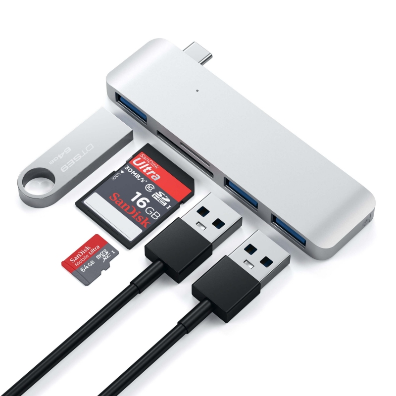 Lecteur de carte SD USB C, Micro USB 3.0, Type C vers Micro SD