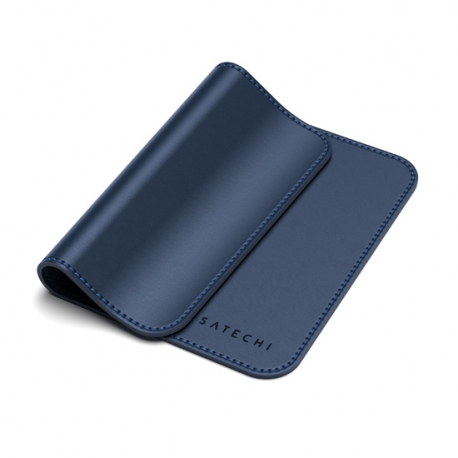 Eco-Friendly Leather Mouse Pad - Blue