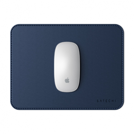 Eco-Friendly Leather Mouse Pad - Blue