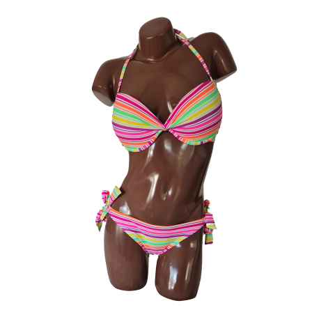 Maillot de bain 2 pièces multicolor