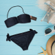 Maillot de bain 2 pièces noir