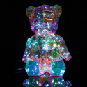 Holographic Electric USB Luminous Bear - Height: 18 cm