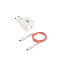 Power Adapter + USB-C PD Cable White