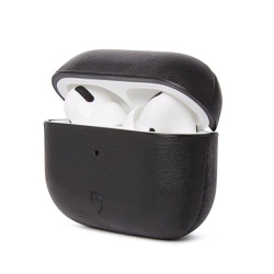 AirCase Pro Noir pour AirPods Pro - Etui en Cuir Haut de Gamme