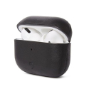 AirCase Pro Noir pour AirPods Pro - Etui en Cuir Haut de Gamme