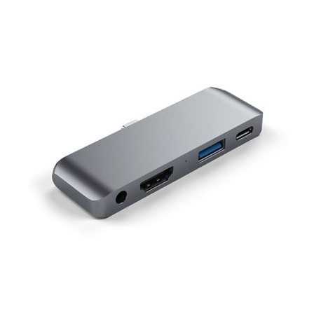 Aluminum Type-C Mobile Pro Hub for iPad Pro 2018 - Space Gray