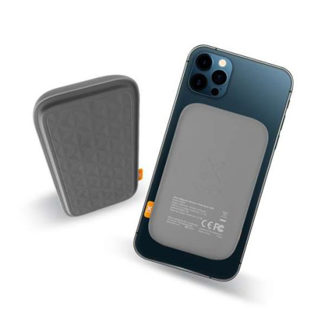 Magnetic Wireless Battery 5,000 mAh Gray