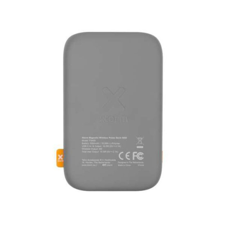 Magnetic Wireless Battery 5,000 mAh Gray