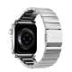 Bracelet en Acier Argenté pour Apple Watch 42/44/45mm V2