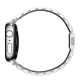 Bracelet en Acier Argenté pour Apple Watch 42/44/45mm V2