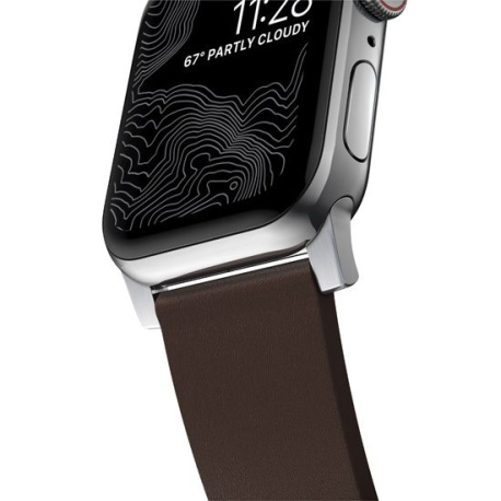 Bracelet Active Pro pour Apple Watch 42/44/45mm - Gris/Marron