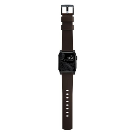 Bracelet Active Strap Pro pour Apple Watch 42/44mm Noir/Marron