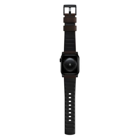 Bracelet Active Strap Pro pour Apple Watch 42/44mm Noir/Marron