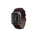 Eldur Aubergine Leather Apple Watch Band 40mm