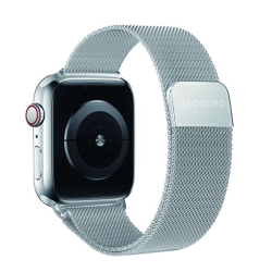 Milanese Mesh Apple Watch Band 41mm in Titanium