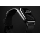 Bracelet Moderne en Cuir Noir pour Apple Watch 42/44/45mm