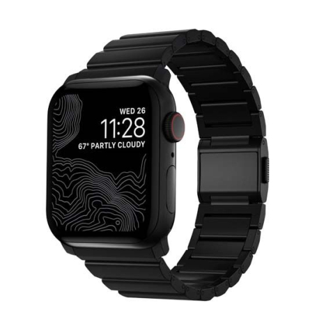 Titanium Bracelet for Apple Watch - Black 42/44/45/49 mm V2