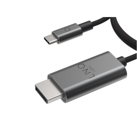 Câble USB-C vers DisplayPort 8K | 60Hz, HDR | 2m Tressé