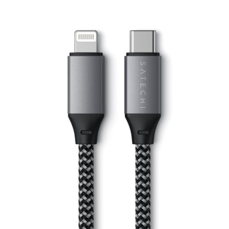 25cm USB-C to Lightning Cable Gray