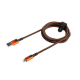 Xtreme USB-A to Lightning Cable (1.5m) - Orange/Black