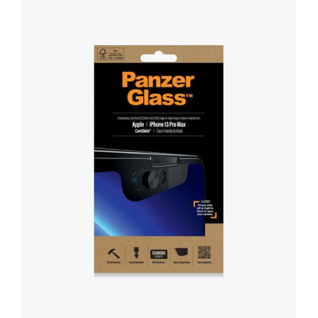 CamSlider PanzerGlass pour iPhone 13 Pro Max - Noir