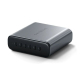 200W USB-C 6-Port PD GaN Space Gray Charger