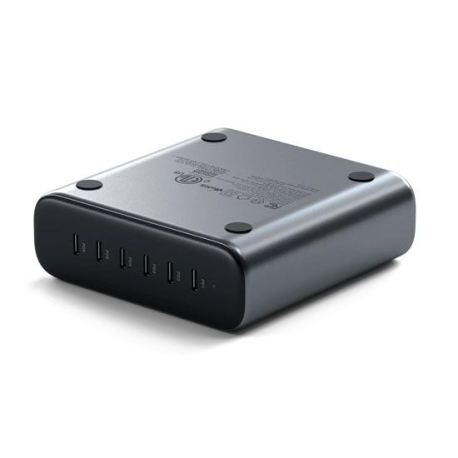 Chargeur 200W USB-C 6-port PD GaN Gris Spatial