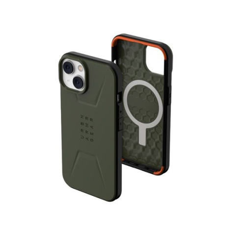 Coque Civilian MagSafe iPhone 14 Olive