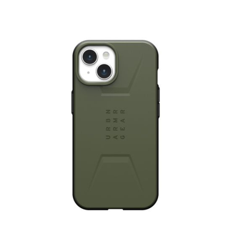 Coque Civilian MagSafe iPhone 15 Plus Olive - Protection Absorbant les Chocs