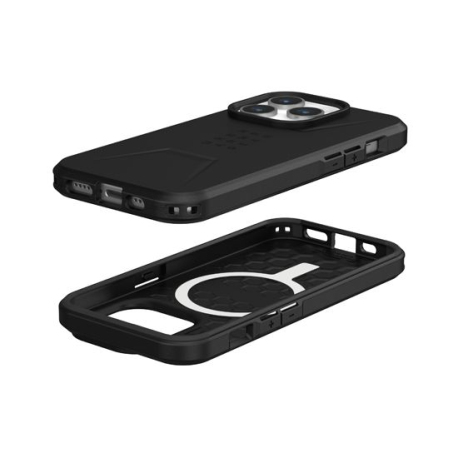 Coque iPhone 15 Pro Max Noir Magsafe Civilian