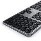 Clavier Bluetooth en Aluminium Gris Sidéral de Satechi avec Pavé Numérique