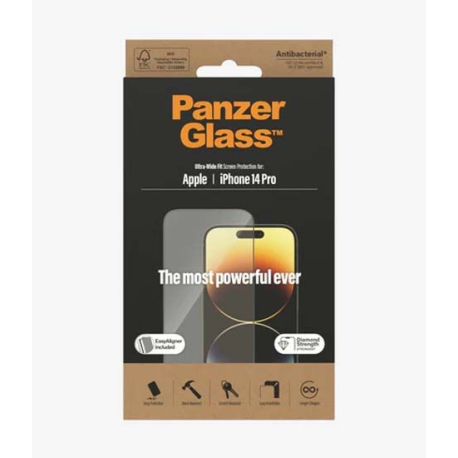 ClearGlass Ultra-Wide Fit Screen Protector for iPhone 14 Pro