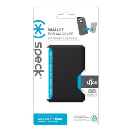 Porte-cartes ClickLock Wallet MagSafe Noir