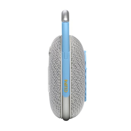 JBL Clip 4 Eco Blanc - Ultra-Portable Waterproof Speaker