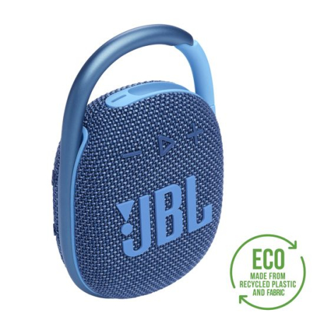 JBL Clip 4 Eco Blue: Ultra-Portable Waterproof Speaker