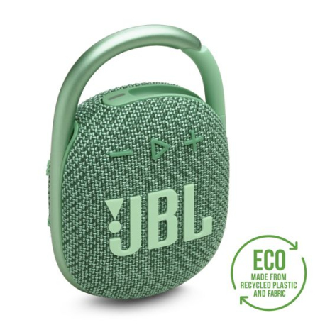 JBL Clip 4 Eco Green: Ultra-Portable Waterproof Speaker