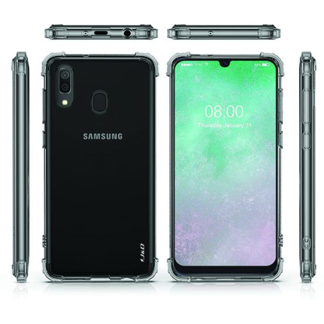 Samsung A20 Air Cushion Clear Case - Polybag