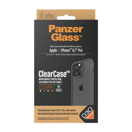 Coque PanzerGlass™ ClearCase D3O pour iPhone 15 Pro Max