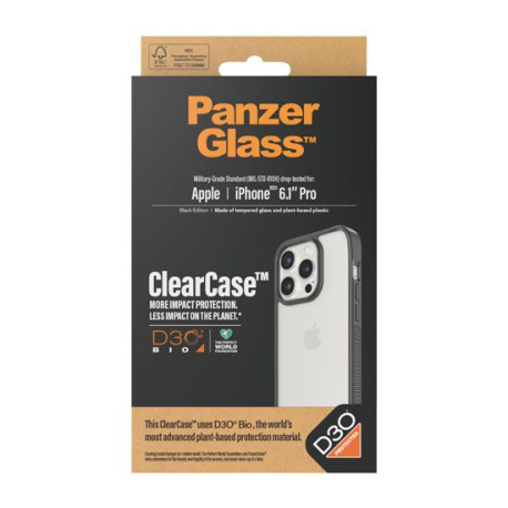 PanzerGlass™ ClearCase D3O® Bio pour iPhone 15 Pro