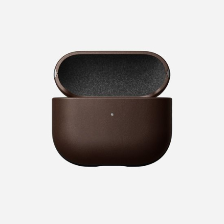 Coque en Cuir Marron pour AirPods (3e Génération)