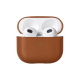 Coque en Cuir Intemporel pour AirPods (3e Gén.) Marron