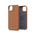 Coque en cuir cognac pour iPhone 14 Plus