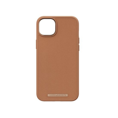 Coque en cuir cognac pour iPhone 14 Plus