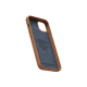 Coque en cuir cognac pour iPhone 14 Plus