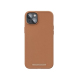 Coque en cuir cognac pour iPhone 14 Plus