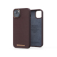 Coque cuir marron pour iPhone 14 Plus