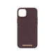 Coque cuir marron pour iPhone 14 Plus