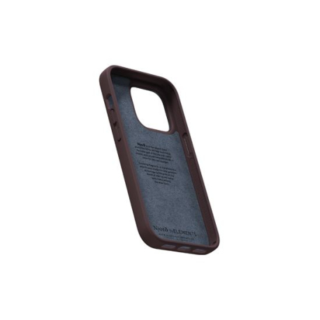 Coque en cuir pour iPhone 14 Pro - Marron