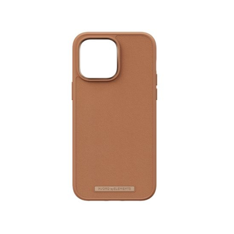 Coque en cuir marron pour iPhone 14 Pro Max