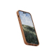 Coque en cuir marron pour iPhone 14 Pro Max